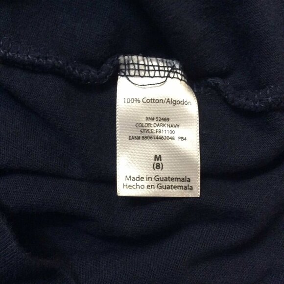 1972 Faded Glory Short Sleeve Shirt Dark Blue Size 8 sku2 - Picture 3 of 5